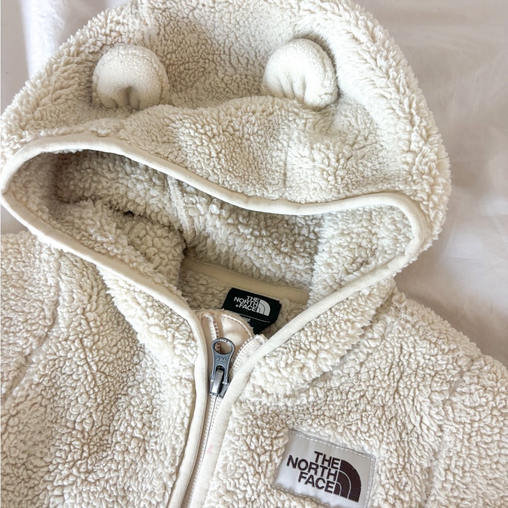 The North Face Cream Sherpa Hoodie